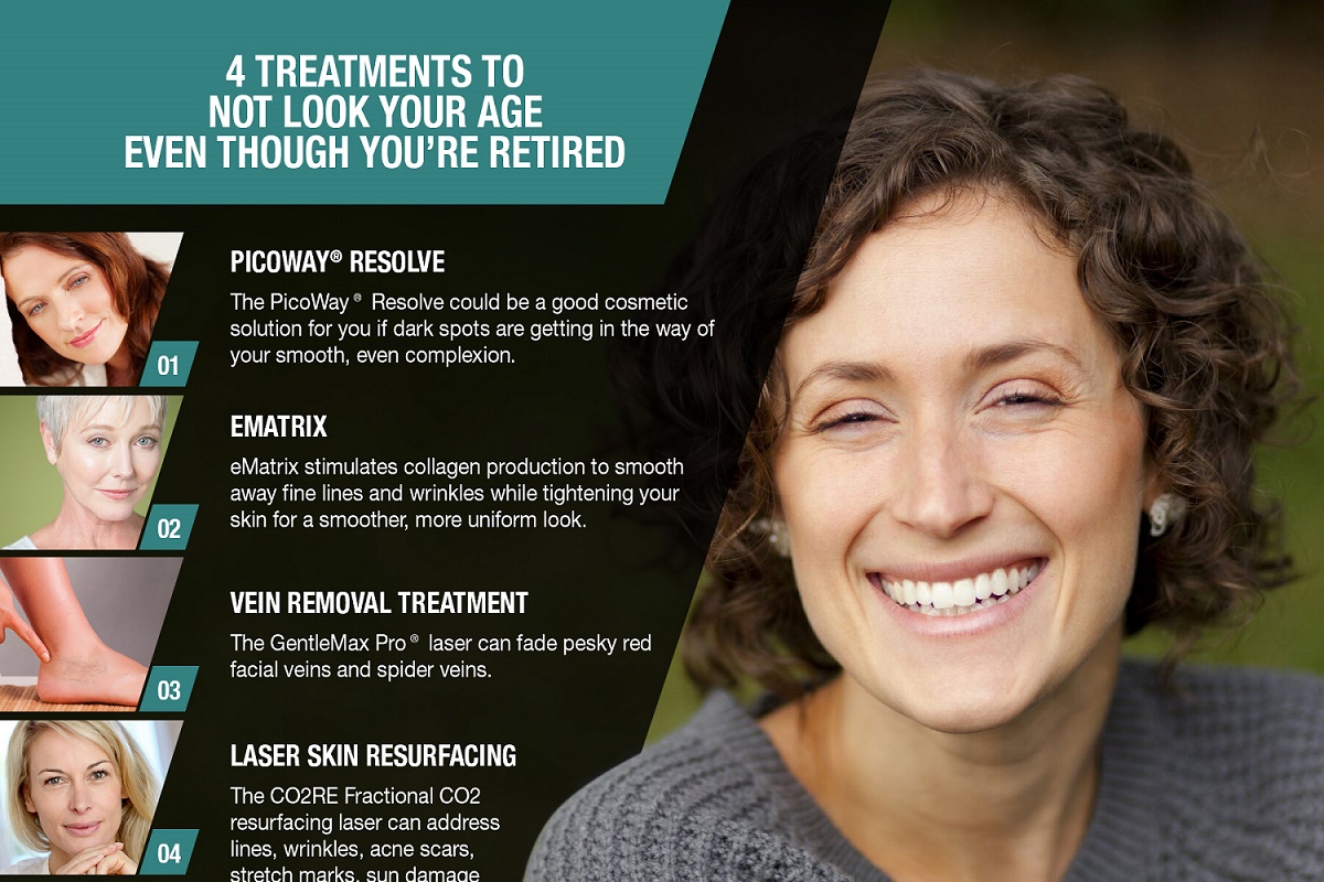 4 Treatments to Not Look Your Age Even Though You're Retired [Infographic]