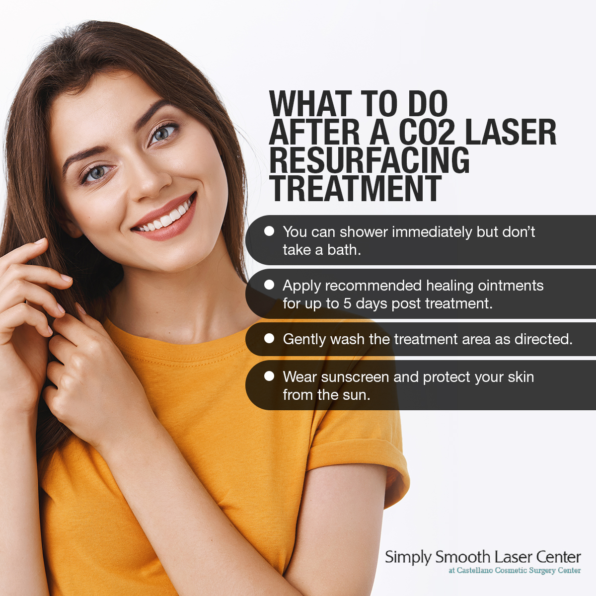 What to do after a CO2 Laser Resurfacing Treatment
