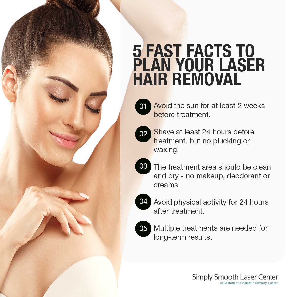 5 Fast Facts to Plan Your Laser Hair Removal